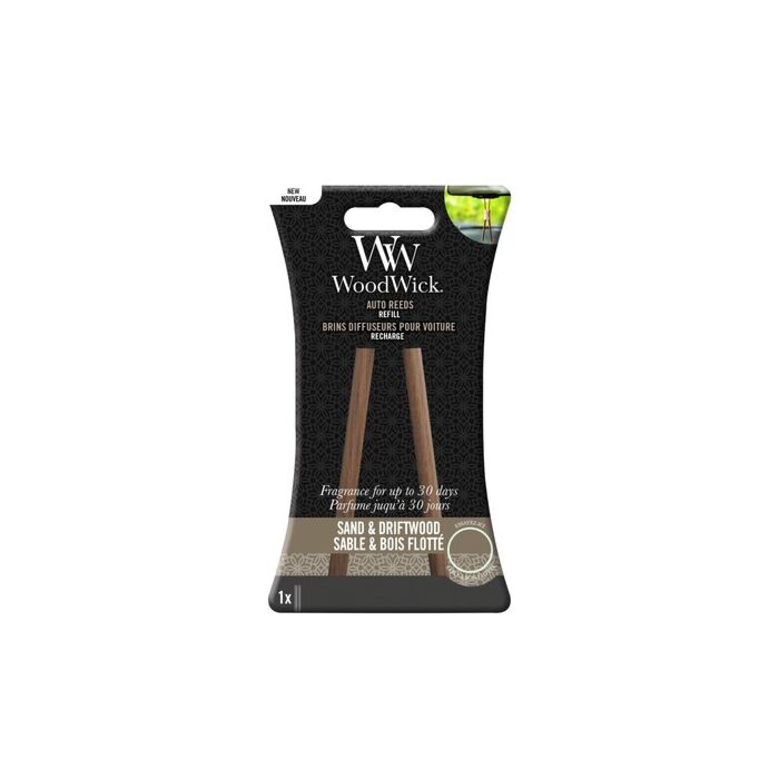 Woodwick Car Reed Diffuser Refill - Sand & Driftwood